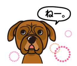 iinu - Bordeaux Mastiff sticker #13034110