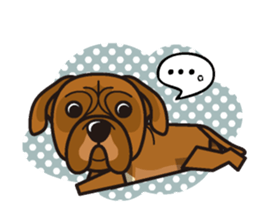 iinu - Bordeaux Mastiff sticker #13034120