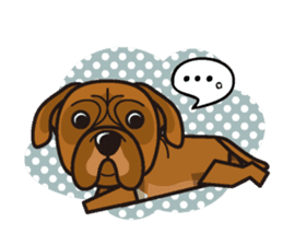 iinu - Bordeaux Mastiff sticker #13034120