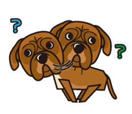 iinu - Bordeaux Mastiff sticker #13034127