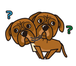 iinu - Bordeaux Mastiff sticker #13034127