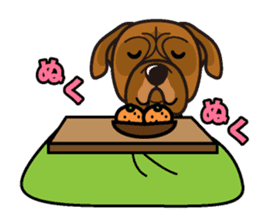 iinu - Bordeaux Mastiff sticker #13034138