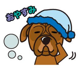 iinu - Bordeaux Mastiff sticker #13034140