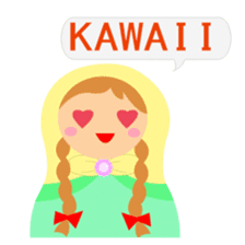 talk with matryoshka doll <2> sticker #13034297