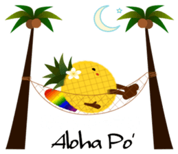 Aloha pine-chan sticker #13034505
