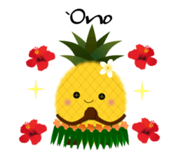 Aloha pine-chan sticker #13034512