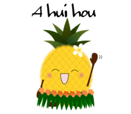 Aloha pine-chan sticker #13034522