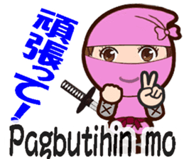 Female ninjas sticker #13035074