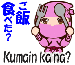 Female ninjas sticker #13035083