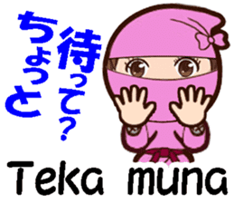 Female ninjas sticker #13035088
