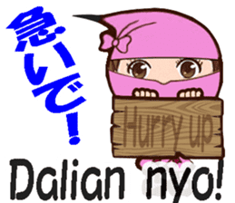 Female ninjas sticker #13035092