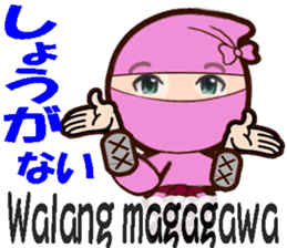 Female ninjas sticker #13035101