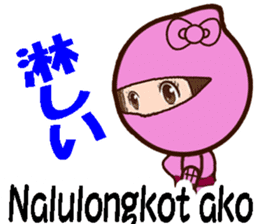 Female ninjas sticker #13035108