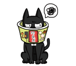 Funny cat's daily life. sticker #13035557
