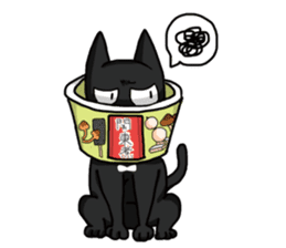 Funny cat's daily life. sticker #13035557