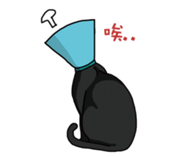 Funny cat's daily life. sticker #13035560