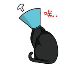 Funny cat's daily life. sticker #13035560
