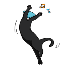 Funny cat's daily life. sticker #13035562