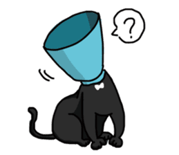 Funny cat's daily life. sticker #13035566