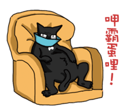 Funny cat's daily life. sticker #13035567
