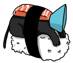 Funny cat's daily life. sticker #13035589