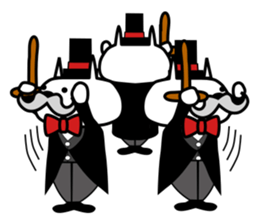 Japanese mascot "neko-roujin" sticker #13035822