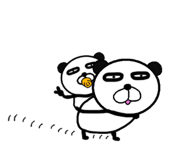 pa-nda panda pandas sticker #13036754