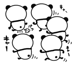 pa-nda panda pandas sticker #13036756