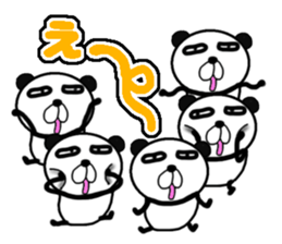 pa-nda panda pandas sticker #13036757