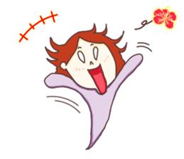 MO-chan Hiroshima valve Ver.3 ~Hula~ sticker #13037250