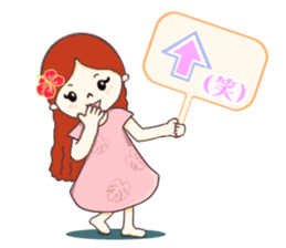 MO-chan Hiroshima valve Ver.3 ~Hula~ sticker #13037264