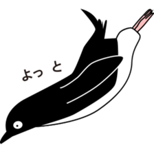 adelie egg sticker #13037771