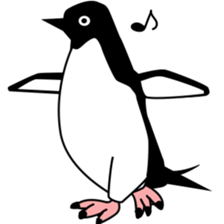 adelie egg sticker #13037784
