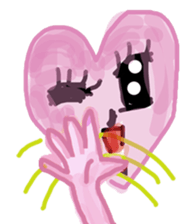 Artist Saaya's Sticker "Heart Human" sticker #13037858