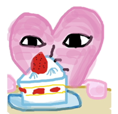 Artist Saaya's Sticker "Heart Human" sticker #13037859