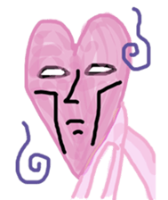 Artist Saaya's Sticker "Heart Human" sticker #13037862