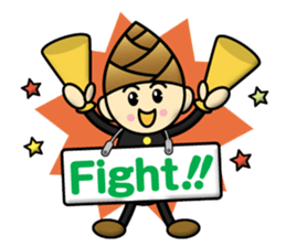 Bamboo shoot Child sticker #13038395