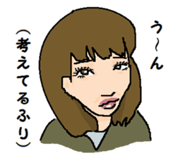 Strange face sticker. sticker #13038756