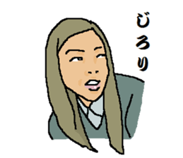 Strange face sticker. sticker #13038759