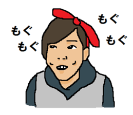 Strange face sticker. sticker #13038764