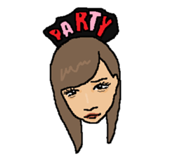 Strange face sticker. sticker #13038773