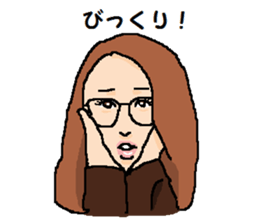 Strange face sticker. sticker #13038781