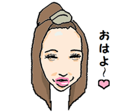 Strange face sticker. sticker #13038782