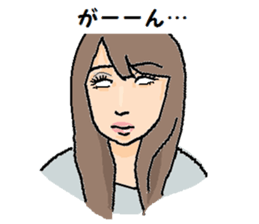 Strange face sticker. sticker #13038783