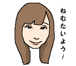 Strange face sticker. sticker #13038789