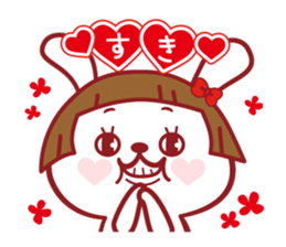 Probably it is a rabbit. LOVE100% sticker #13039190