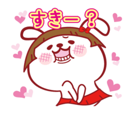 Probably it is a rabbit. LOVE100% sticker #13039193