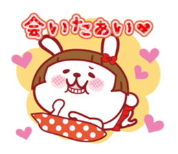 Probably it is a rabbit. LOVE100% sticker #13039194