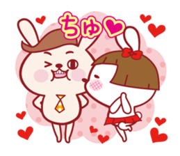 Probably it is a rabbit. LOVE100% sticker #13039204