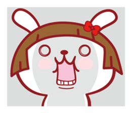 Probably it is a rabbit. LOVE100% sticker #13039208